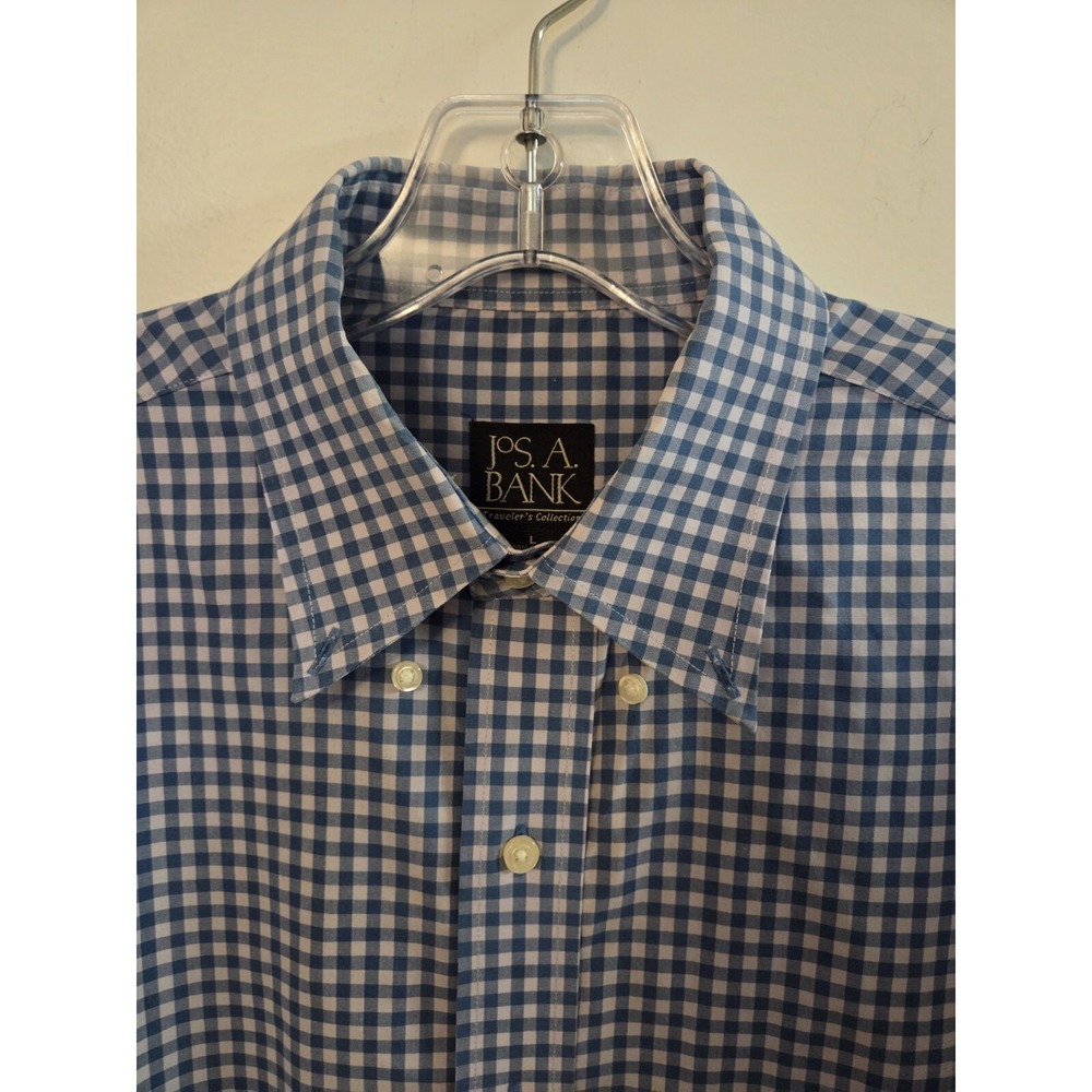 Joseph A Banks men's plaid shirt-size large